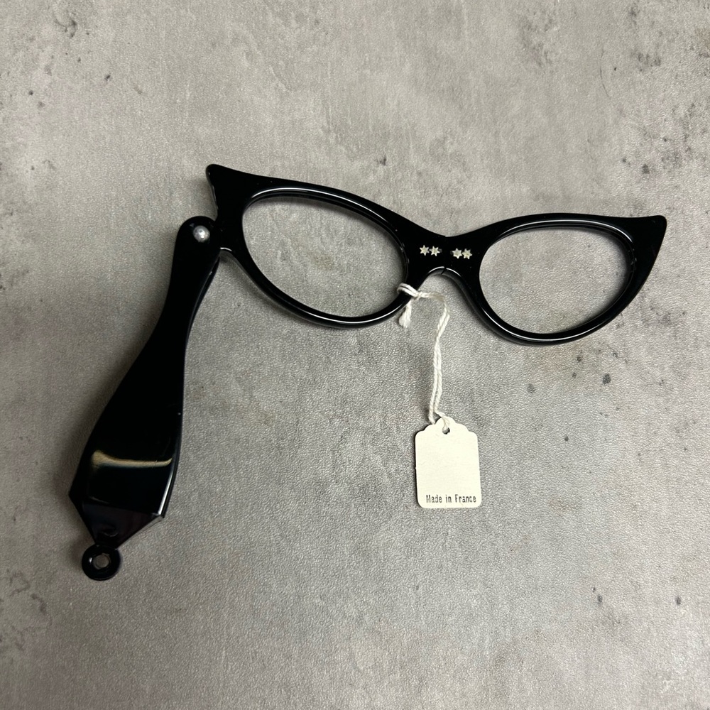 Vintage Made in France Cat Eye Lorgnette